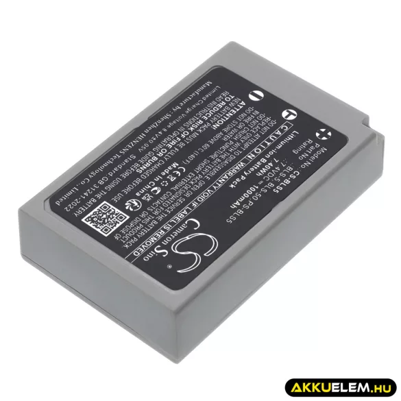 Utángyártott Olympus Kamera Li-ion akkumulátor 7.4V 1000mAh BLS-5, PS-BLS5 - CameronSino