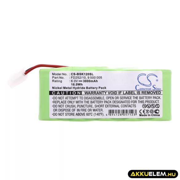 Utángyártott Somfy okosotthon készülék Ni-MH akkumulátor 6V 3000mAh 9500005, 710055 - CameronSino