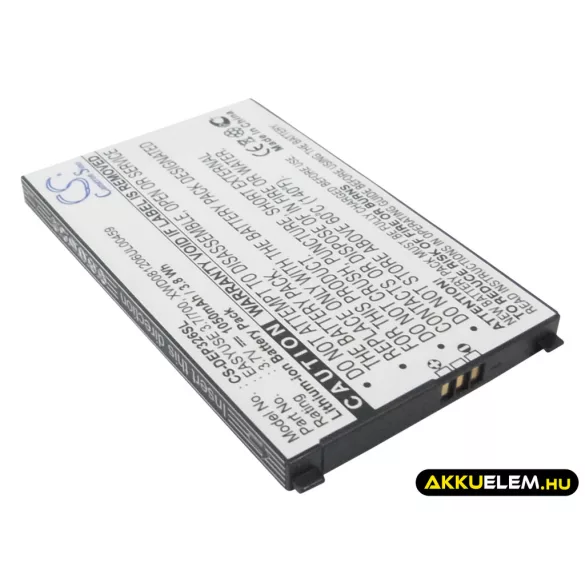 Utángyártott Doro mobil Li-ion akkumulátor 3.7V 1050mAh EASYUSE 3.7/700, XWD081206UL00459 - CameronSino