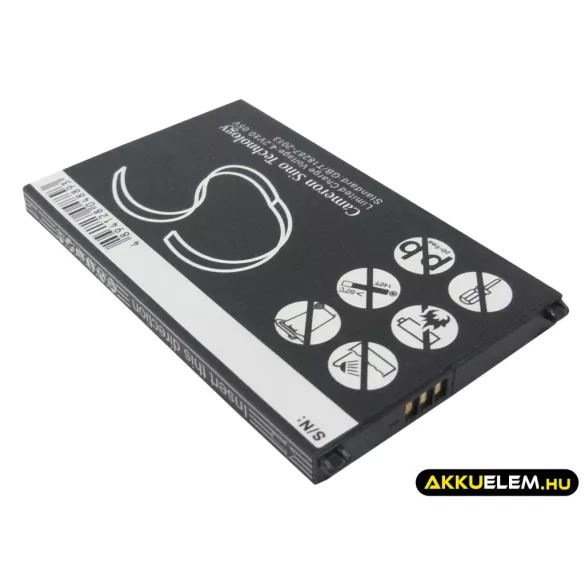 Utángyártott Doro mobil Li-ion akkumulátor 3.7V 1050mAh EASYUSE 3.7/700, XWD081206UL00459 - CameronSino