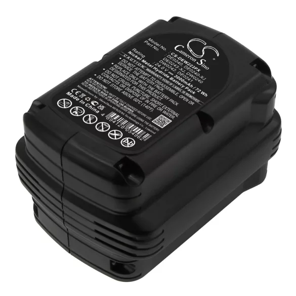 Utángyártott DeWalt szerszámgép Ni-MH akkumulátor 24V 3000mAh DE0240, DE0240-XJ - CameronSino