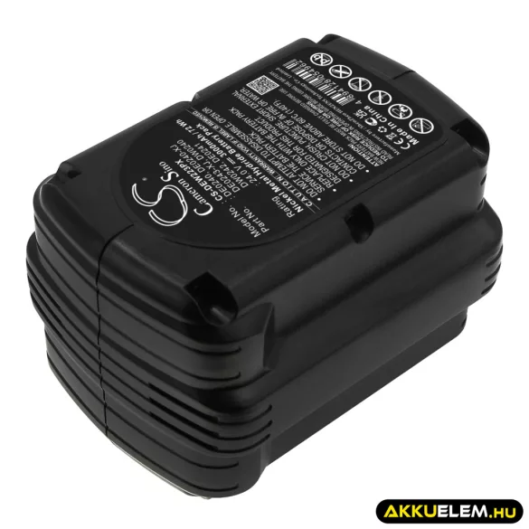 Utángyártott DeWalt szerszámgép Ni-MH akkumulátor 24V 3000mAh DE0240, DE0240-XJ - CameronSino