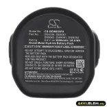 Utángyártott DeWalt szerszámgép Ni-MH akkumulátor 9.6V 3000mAh DE9036, DE9061 - CameronSino