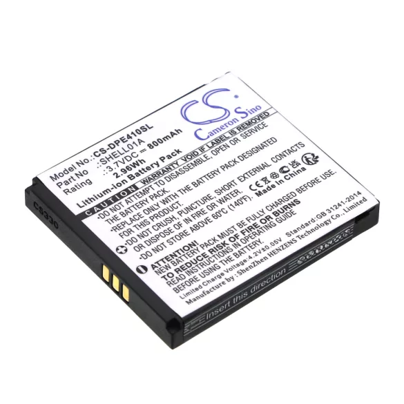 Utángyártott Doro mobil Li-ion akkumulátor 3.7V 800mAh Care Clamshell, SHELL01A - CameronSino