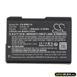 Utángyártott NiKon Kamera Li-ion akkumulátor 7.4V 900mAh EN-EL14, EN-EL4 - CameronSino