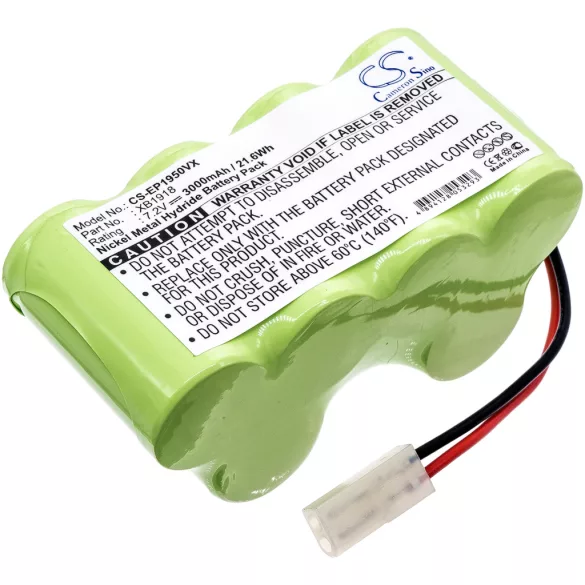 Utángyártott Shark porszívó Ni-MH akkumulátor 7.2V 3000mAh XB1918, XB1918FRS - CameronSino