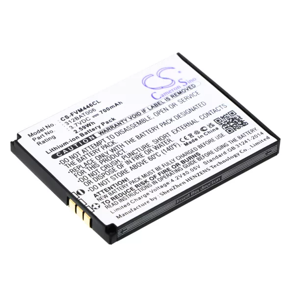 Utángyártott FRITZ!Fon Vezeték nélküli telefon Li-ion akkumulátor 3.7V 700mAh 312BAT006 - CameronSino