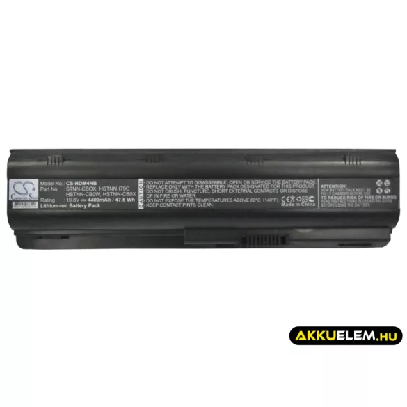 Utángyártott Compaq laptop Li-ion akkumulátor 10.8V 4400mAh HSTNN-CB0W, HSTNN-CB0X - CameronSino