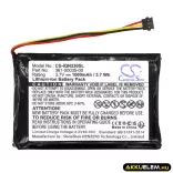 Utángyártott Garmin GPS Li-ion akkumulátor 3.7V 1000mAh 361-00035-00, 361-00035-02 - CameronSino