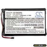 Utángyártott Garmin GPS Li-ion akkumulátor 3.7V 1000mAh 361-00035-03, 361-00035-07 - CameronSino