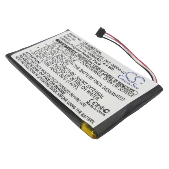 Utángyártott Garmin GPS Li-Polymer akkumulátor 3.7V 1200mAh 361-00064-02, EE06HE10E00EF - CameronSino