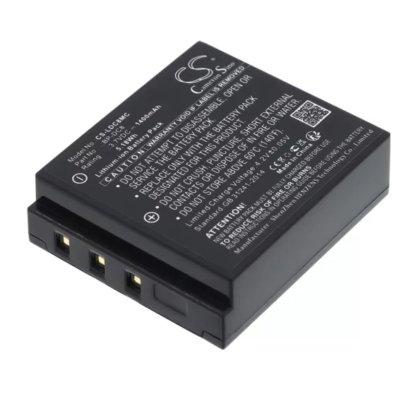 Utángyártott Leica Kamera Li-ion akkumulátor 3.7V 1400mAh BP-DC8, 18706 - CameronSino