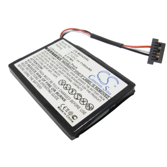 Utángyártott Medion GPS Li-ion akkumulátor 3.7V 1100mAh M1100 - CameronSino