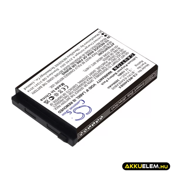 Utángyártott Symbol Vonalkód szkenner Li-Polymer akkumulátor 3.7V 3000mAh BTRY-ES40EAB00, 82-118523-01 - CameronSino