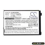 Utángyártott Symbol Vonalkód szkenner Li-Polymer akkumulátor 3.7V 3000mAh BTRY-ES40EAB00, 82-118523-01 - CameronSino