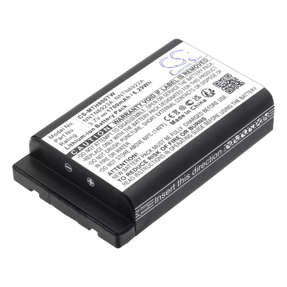 Utángyártott Motorola adó-vevő rádió Li-ion akkumulátor 3.7V 1700mAh NNTN6923A, NNTN6922A - CameronSino
