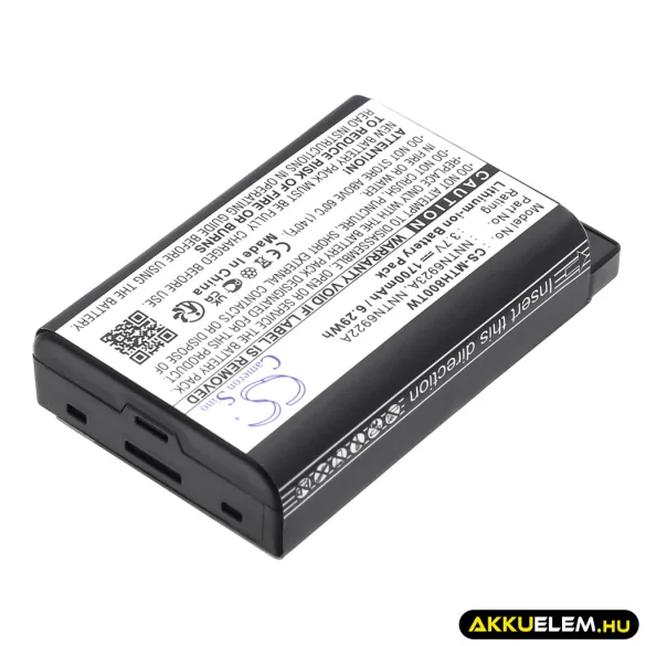 Utángyártott Motorola adó-vevő rádió Li-ion akkumulátor 3.7V 1700mAh NNTN6923A, NNTN6922A - CameronSino