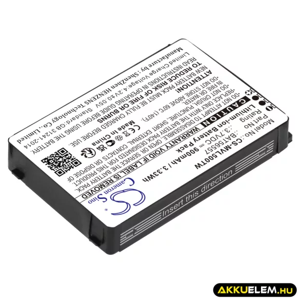 Utángyártott Motorola adó-vevő rádió Li-ion akkumulátor 3.7V 900mAh BAT56557, HCLE4159B - CameronSino
