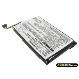Utángyártott Navigon GPS Li-Polymer akkumulátor 3.7V 1200mAh 8390-ZC01-0780, 384.00035.005 - CameronSino