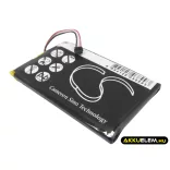 Utángyártott Navigon GPS Li-Polymer akkumulátor 3.7V 1200mAh 8390-ZC01-0780, 384.00035.005 - CameronSino