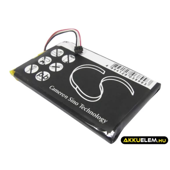Utángyártott Navigon GPS Li-Polymer akkumulátor 3.7V 1200mAh 8390-ZC01-0780, 384.00035.005 - CameronSino