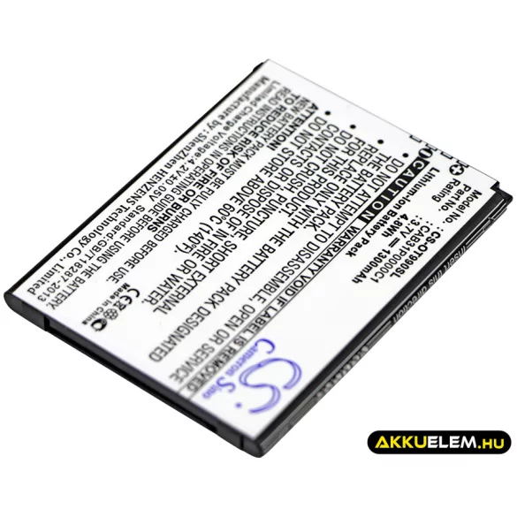 Utángyártott TCL mobil Li-ion akkumulátor 3.7V 1300mAh CAB31P0000C1, CAB31P0001C1 - CameronSino