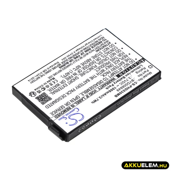 Utángyártott NUK Babafigyelő Li-ion akkumulátor 3.7V 1000mAh LI-01 - CameronSino