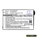 Utángyártott NUK Babafigyelő Li-ion akkumulátor 3.7V 1000mAh LI-01 - CameronSino