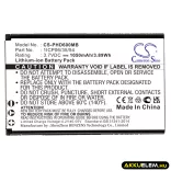 Utángyártott Levana Babafigyelő Li-ion akkumulátor 3.7V 1050mAh WLW523450 ERA - CameronSino