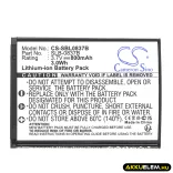 Utángyártott Samsung Kamera Li-ion akkumulátor 3.7V 800mAh SLB-0837B, SLB-0837(B) - CameronSino