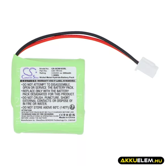 Utángyártott Tri-Tronics Kutyanyakörv Ni-MH akkumulátor 3.6V 300mAh CM-TR103, FPB9595 - CameronSino