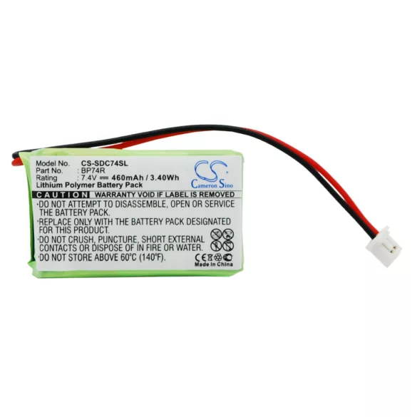 Utángyártott Dogtra Kutyanyakörv Li-Polymer akkumulátor 7.4V 460mAh BP74R - CameronSino