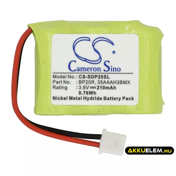 Utángyártott Dogtra Kutyanyakörv Ni-MH akkumulátor 3.6V 210mAh BP20R, 35AAAH3BMX - CameronSino