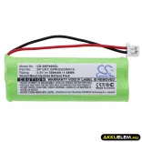 Utángyártott Dogtra Kutyanyakörv Ni-MH akkumulátor 4.8V 300mAh BP12RT, GPRHC043M016 - CameronSino