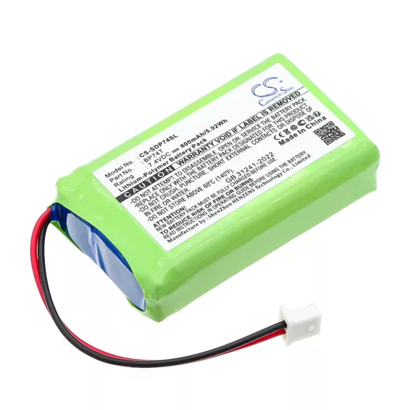 Utángyártott Dogtra Kutyanyakörv Li-Polymer akkumulátor 7.4V 800mAh BP74T - CameronSino