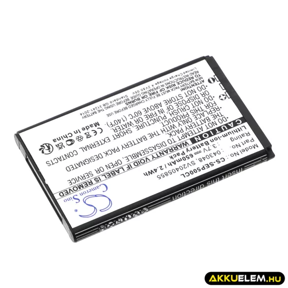 Utángyártott Swissvoice Vezeték nélküli telefon Li-ion akkumulátor 3.7V 650mAh 43048, SV20405855 - CameronSino
