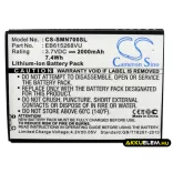 Utángyártott T-Mobile mobil Li-ion akkumulátor 3.7V 2000mAh - CameronSino