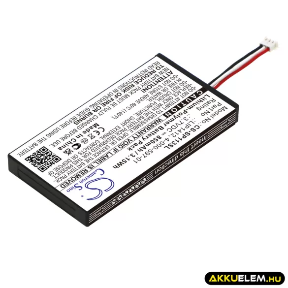 Utángyártott Sony Játékkonzol Li-Polymer akkumulátor 3.7V 850mAh LIP1412, 4-000-597-01 - CameronSino
