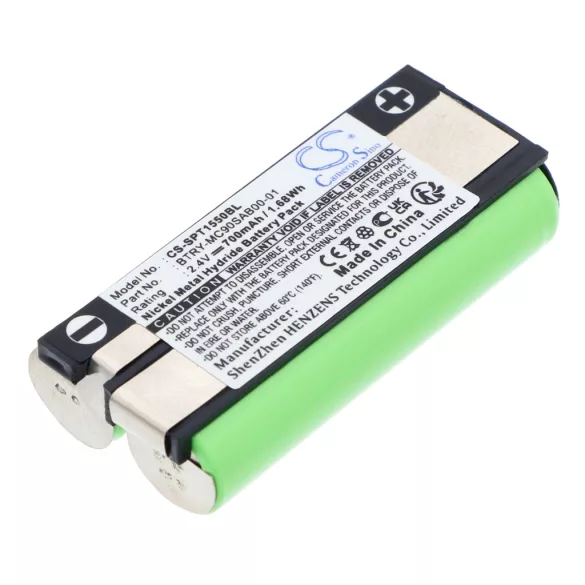 Utángyártott Symbol Vonalkód szkenner Ni-MH akkumulátor 2.4V 700mAh 21-42921-01, BTRY-MC90SAB00-01 - CameronSino