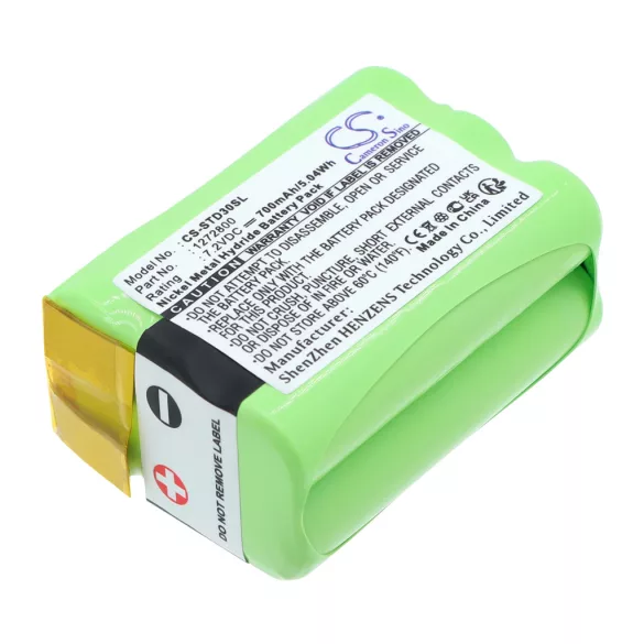Utángyártott Tri-Tronics Kutyanyakörv Ni-MH akkumulátor 7.2V 700mAh 1272800, 1281100 Rev.B - CameronSino