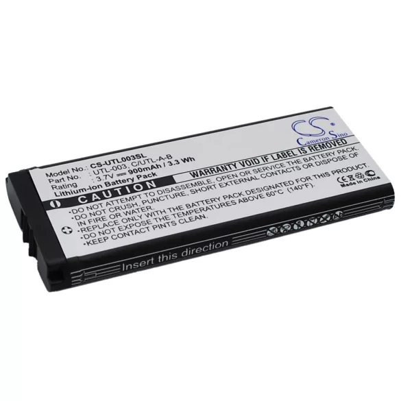 Utángyártott Nintendo Játékkonzol Li-ion akkumulátor 3.7V 900mAh UTL-003, C/UTL-A-BP - CameronSino