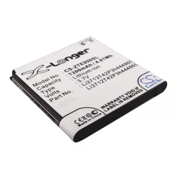 Utángyártott SoftBank mobil Li-ion akkumulátor 3.7V 1300mAh Li3713T42P3h444865, Li3712T42P3h444865 - CameronSino