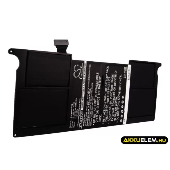 Utángyártott Apple laptop Li-Polymer akkumulátor 7.3V 4680mAh A1406, A1370 - CameronSino