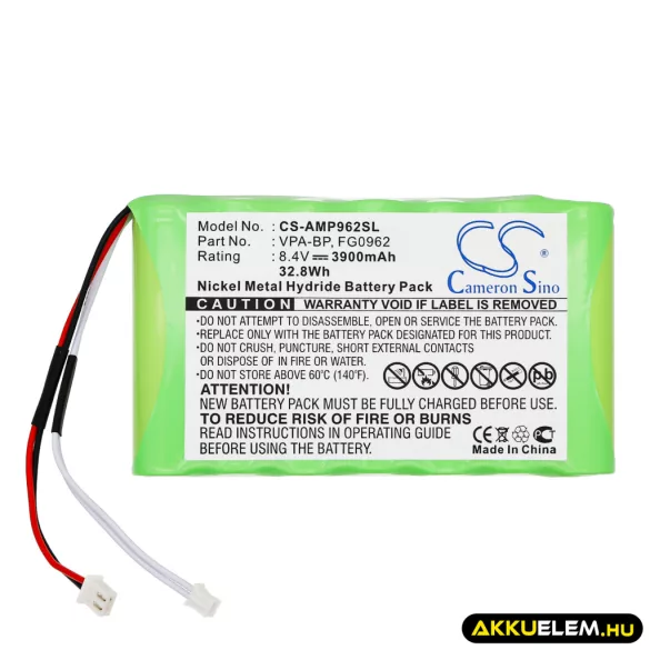 Utángyártott AMX egyéb Ni-MH akkumulátor 8.4V 3900mAh VPA-BP, FG0962 - CameronSino