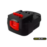 Utángyártott Firestorm szerszámgép Ni-MH akkumulátor 12V 1500mAh FS120B, FSB12 - CameronSino
