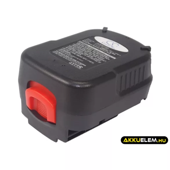 Utángyártott Black & Decker szerszámgép Ni-MH akkumulátor 12V 2000mAh A12, A12-XJ - CameronSino
