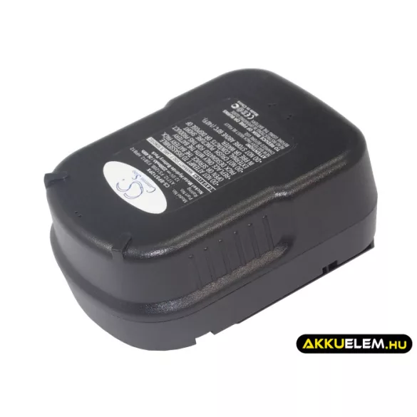 Utángyártott Black & Decker szerszámgép Ni-MH akkumulátor 12V 2000mAh A12, A12-XJ - CameronSino