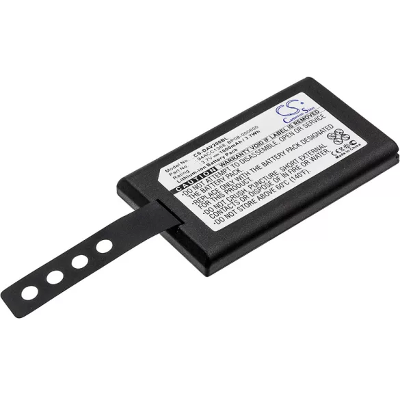 Utángyártott Datalogic Vonalkód szkenner Li-ion akkumulátor 3.7V 1000mAh 64ACC1368, 94ACC1367 - CameronSino