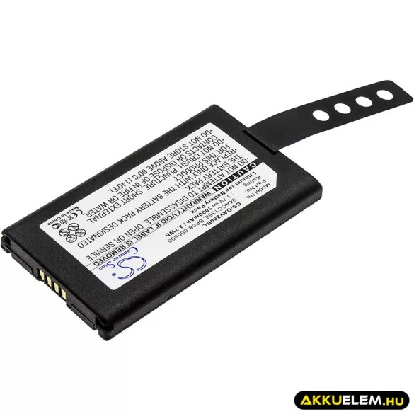 Utángyártott Datalogic Vonalkód szkenner Li-ion akkumulátor 3.7V 1000mAh 64ACC1368, 94ACC1367 - CameronSino