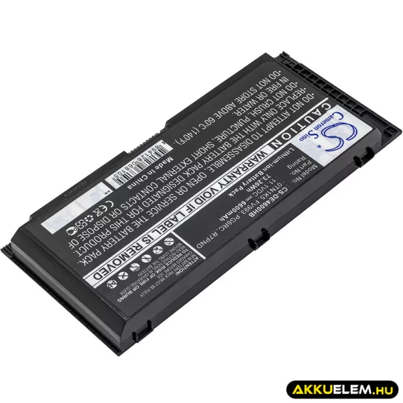 Utángyártott Dell laptop Li-ion akkumulátor 11.1V 6600mAh 0TN1K5, FV993 - CameronSino